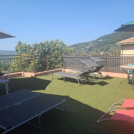 Апартаменты De 1 A 6 Avec Terrasse Solarium, Vue Panoramique Et Parking Gratuit Грасс Экстерьер фото